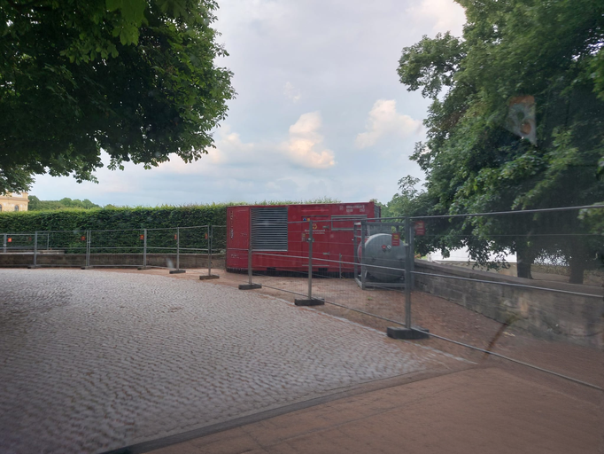 Mobiler Bauzaun Standardmaß 3,4m x 1,7m